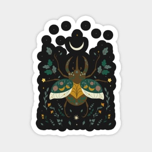 Floral Beetle Magnet