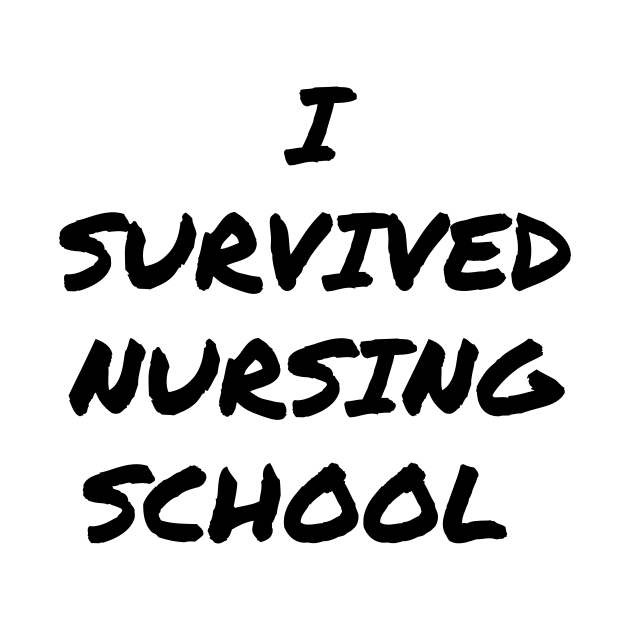 I survived Nursing school by Word and Saying