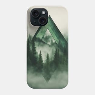 Misty Mountain Triangle Phone Case