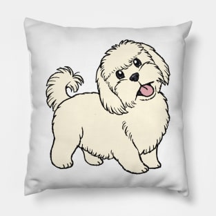 Bolognese Dog (Doggust 2022) Pillow