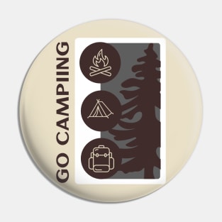 Go Camping Pin