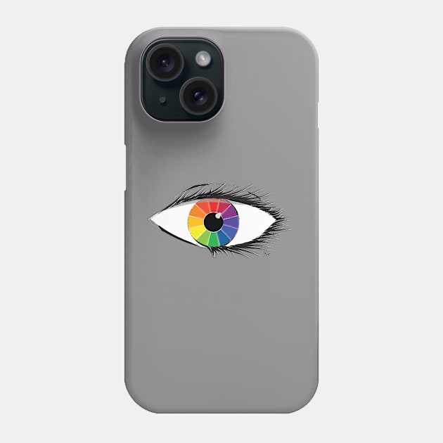 Eye of Color Phone Case by Designs by Thomas