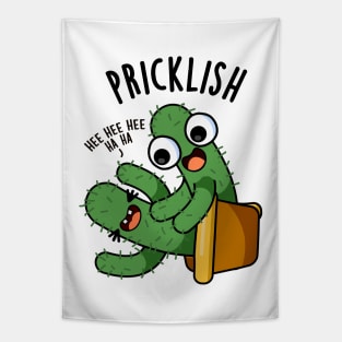 Pricklish Funny Cactus Puns Tapestry