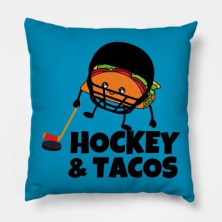 Hockey and Tacos Pillow