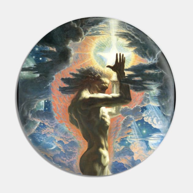 Prometheus by Jean Delville Pin by DEMON LIMBS