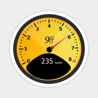 Speedometer Porsche 911 - 9ff Magnet