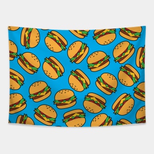 Burger pattern Tapestry