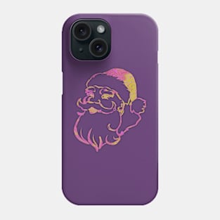 Santa color stencil Phone Case