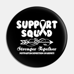 Postpartum Depression Gastroparesis Awareness Support Squad Stronger Together - In This Family We Fight Together Pin