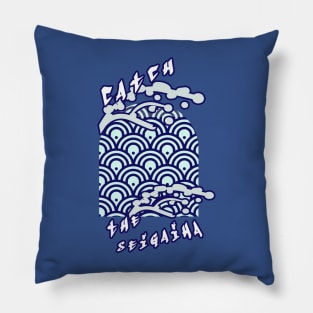 Catch the Seigaiha (Wave) 1 Pillow