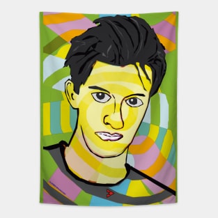 A Portrait of Young Vladimir Mayakovsky Tapestry