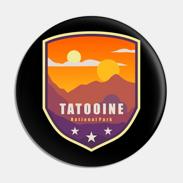 Tatooine National Park Pin by Jogja Istimewa