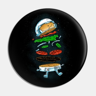 The Astronaut Burger Pin