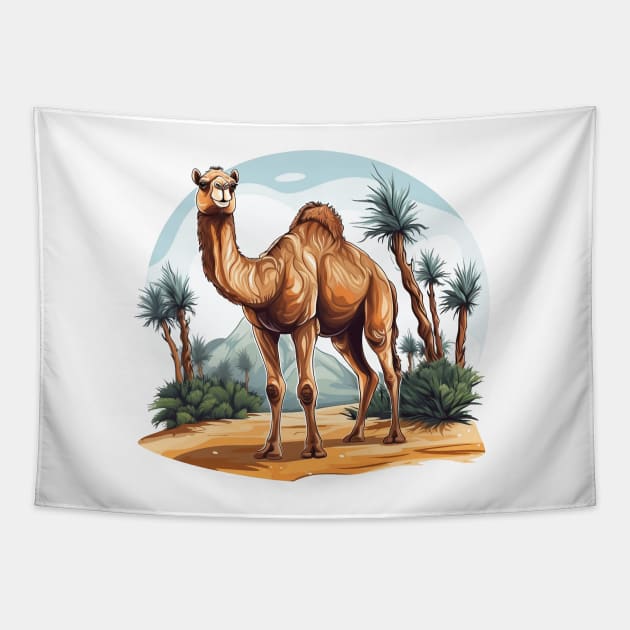 Desert Camel Tapestry by zooleisurelife