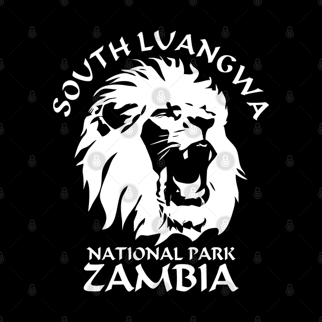 Roaring Lion Face - South Luangwa by TMBTM