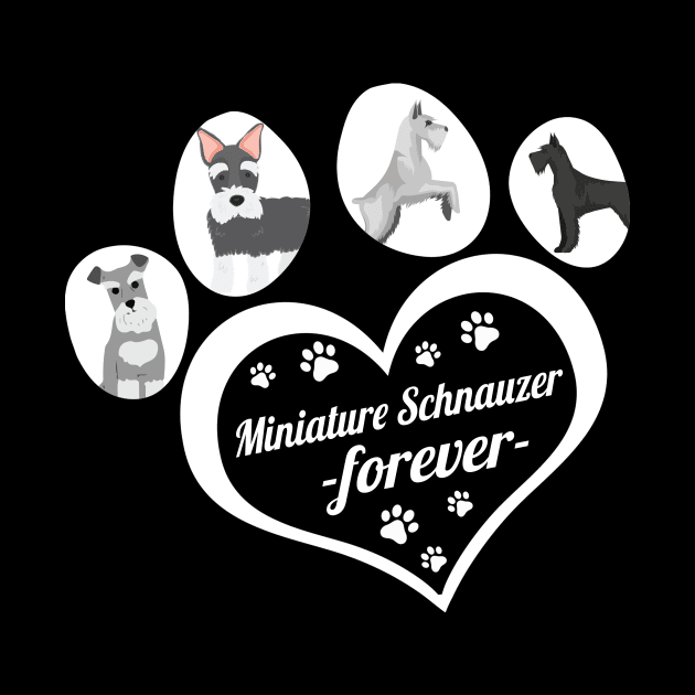 Miniature Schnauzer forever by TeesCircle