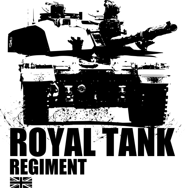 Royal Tank Regiment Kids T-Shirt by TCP