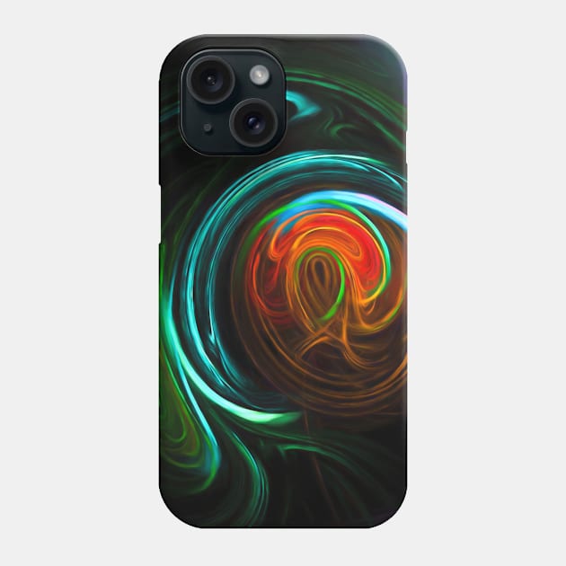 Fractal Swirl Phone Case by jasminaseidl