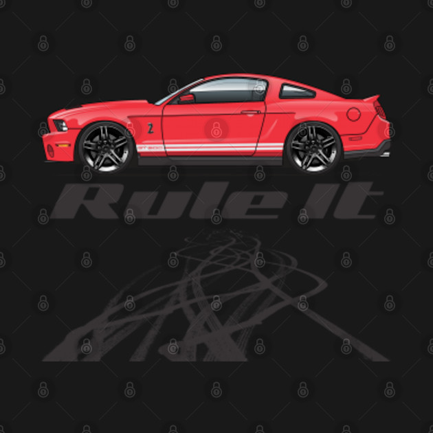 Disover Rule It-Red with White Stripes - 5th Gen Gt500 - T-Shirt