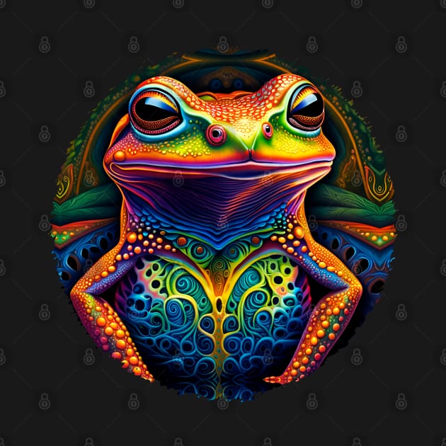 Froggy Animal Spirit (29) - Trippy Psychedelic Frog by TheThirdEye