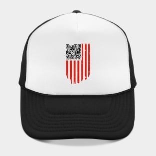 Funny Qr Trump Dancing Dance Code Hat