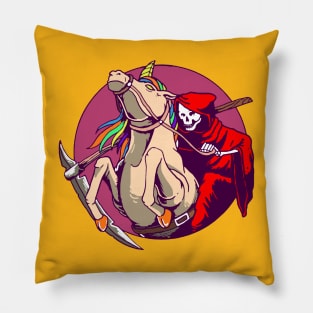 witch and unicorn Pillow