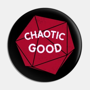 Chaotic Good D20 Pin