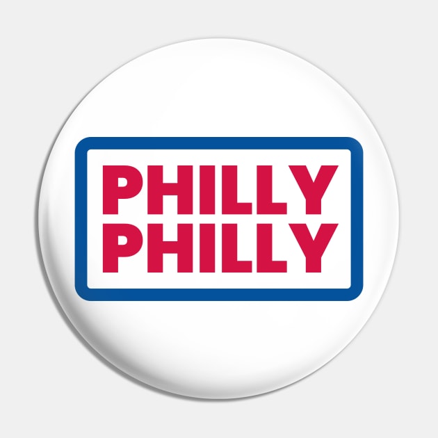 Philly Philly Design Pin by Brobocop