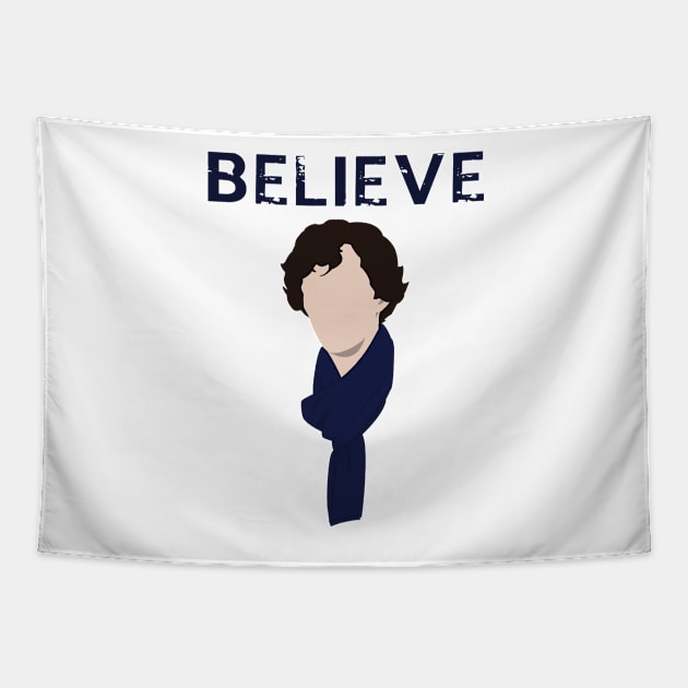 Believe in Sherlock Tapestry by DestinySong