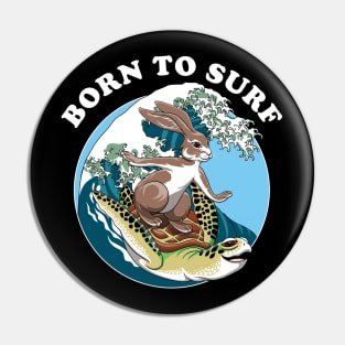 Born To Surf Pin