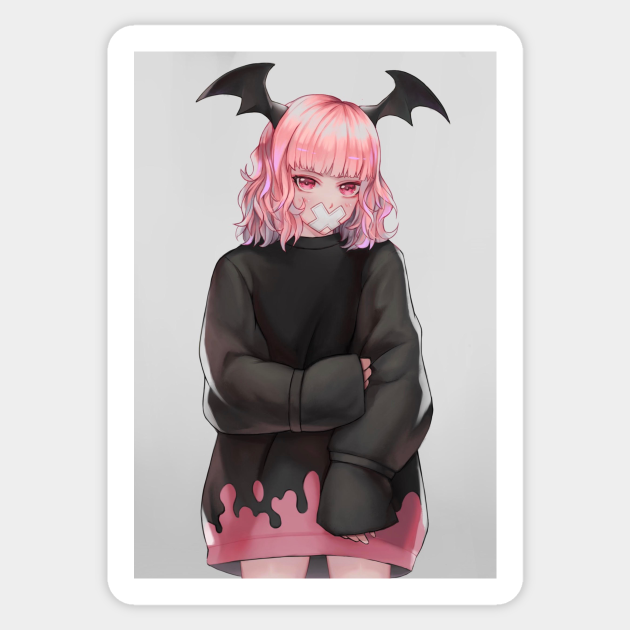 Batty Girl - Girl - Sticker