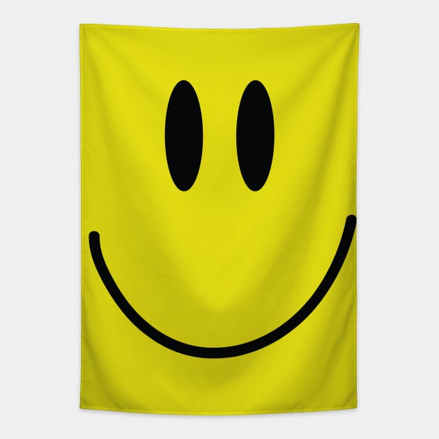 1990 Smilie face Tapestry by nickemporium1