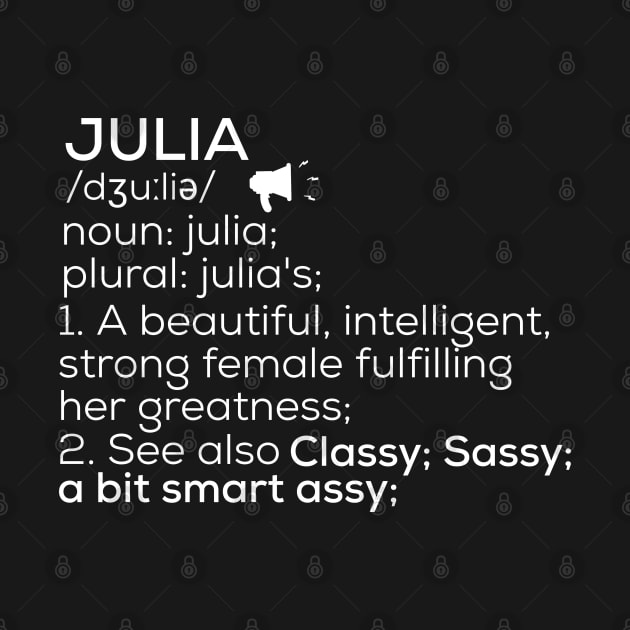 Julia Name Definition Julia Female Name by TeeLogic