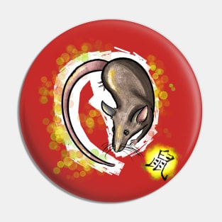 Year of the Rat Pin