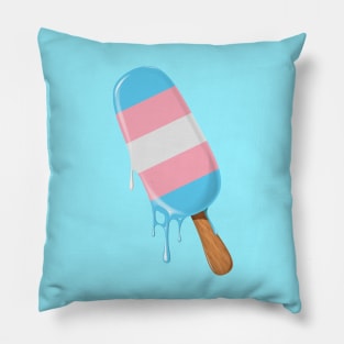 Transgender Pride Ice-Cream LGBT Trans Flag Trans Pride Pillow