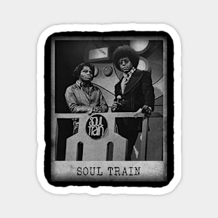 Soul Train // old school minimalist Magnet