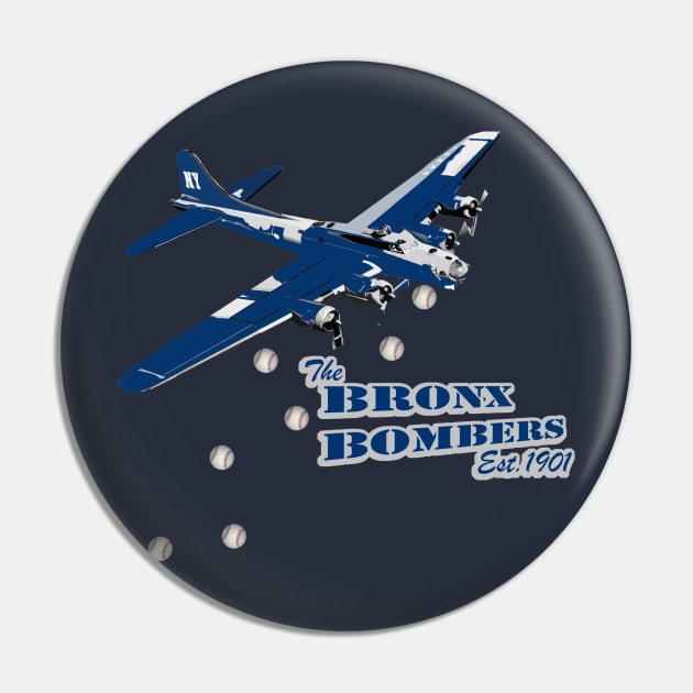 Bronx Bombers Pin by PopCultureShirts