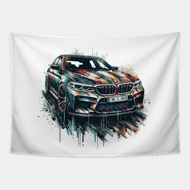 BMW M5 Tapestry by Vehicles-Art
