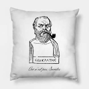 Ceci n'est pas Socrates Pillow