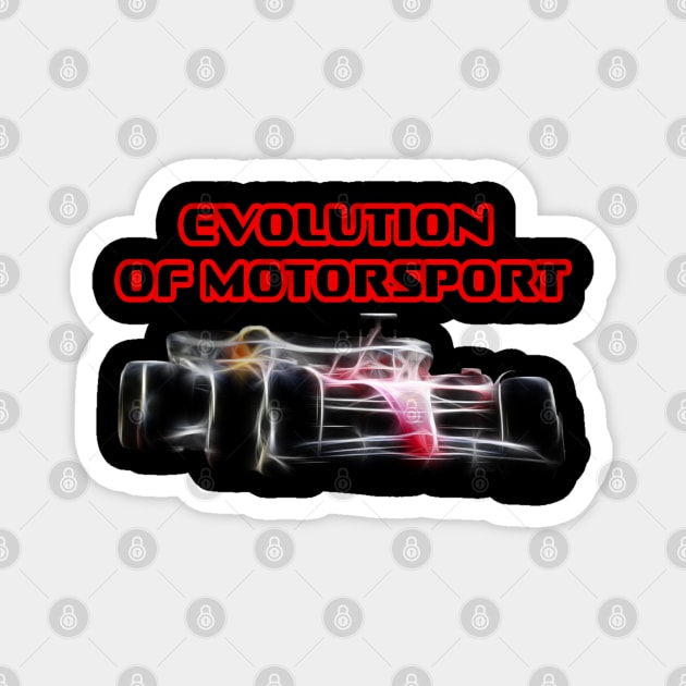 Evolution of Motorsport 1 Magnet by DymSportswear