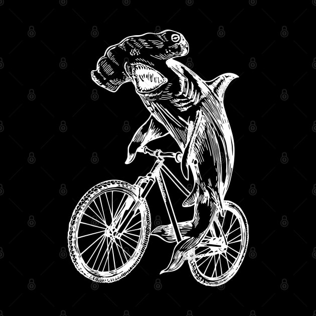 SEEMBO Hammerhead Shark Cycling Bicycle Biking Cyclist Bike by SEEMBO