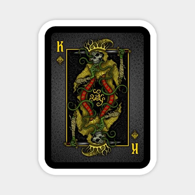 Suicide King in Yellow - Azhmodai 2020 Magnet by azhmodai