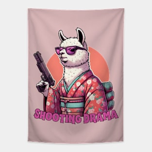 Shooting llama Tapestry