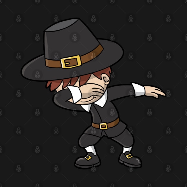 Thanksgiving Dabbing Pilgrim Dab Dance Boys Kids by E