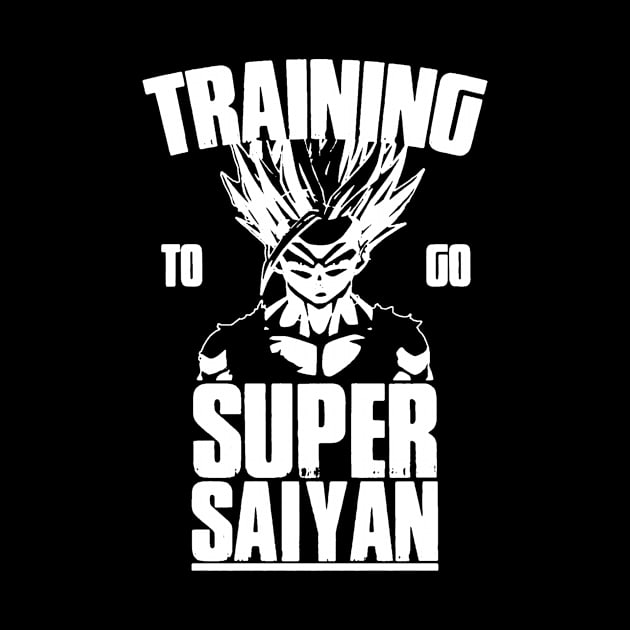 Training To Go Super Saiyan by DesignShirt