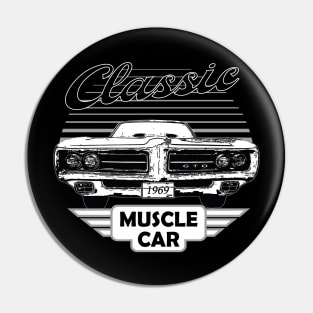 GTO Classic American Muscle Car 70s Pin