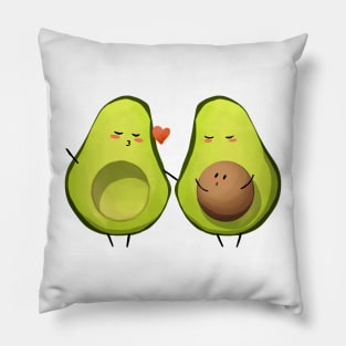 Avocado Family Pillow