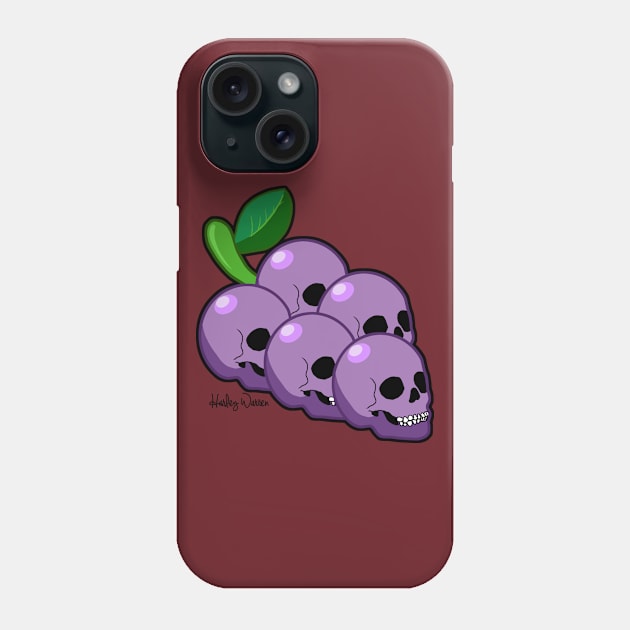 Three Grapes Win Phone Case by Harley Warren