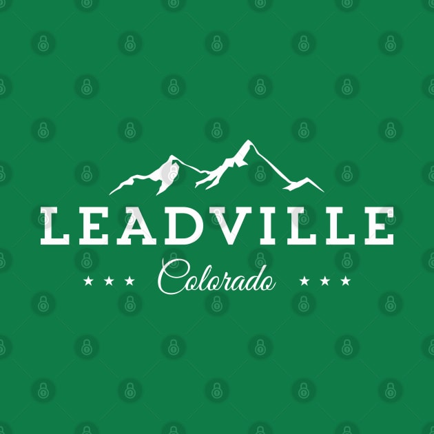 Leadville Colorado, Mountain Town Co Tee by tanambos