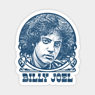 Billy Joel / / Retro Style Faded Look Design Magnet